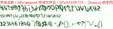 查看字体及作者详细介绍