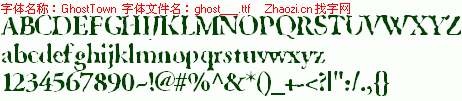 查看字体及作者详细介绍
