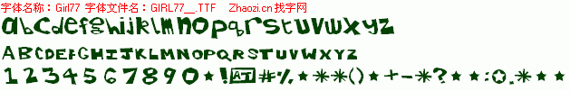 查看字体及作者详细介绍