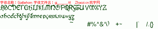 查看字体及作者详细介绍