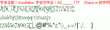 查看字体及作者详细介绍