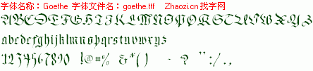 查看字体及作者详细介绍