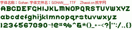 查看字体及作者详细介绍