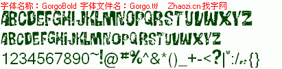查看字体及作者详细介绍