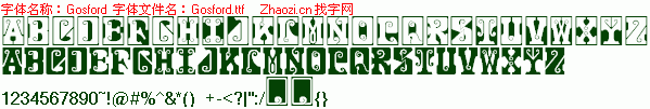 查看字体及作者详细介绍