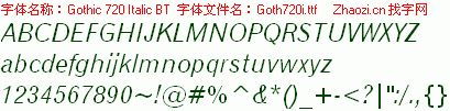查看字体及作者详细介绍