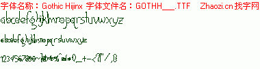 查看字体及作者详细介绍