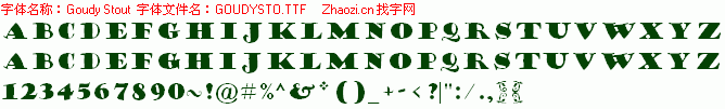 查看字体及作者详细介绍