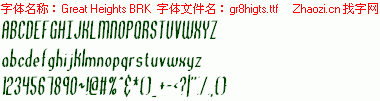 查看字体及作者详细介绍