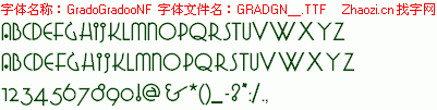 查看字体及作者详细介绍