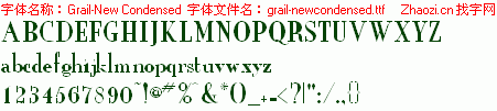 查看字体及作者详细介绍