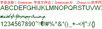 查看字体及作者详细介绍