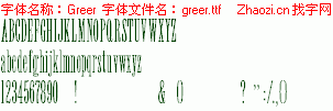 查看字体及作者详细介绍