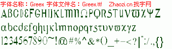 查看字体及作者详细介绍