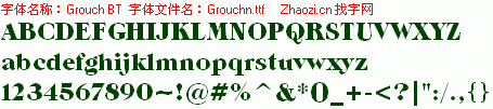 查看字体及作者详细介绍