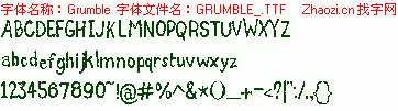 查看字体及作者详细介绍