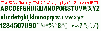 查看字体及作者详细介绍
