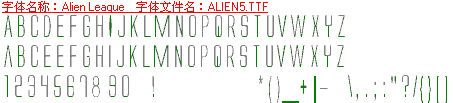 查看字体及作者详细介绍