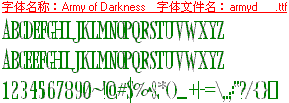 查看字体及作者详细介绍