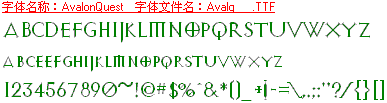 查看字体及作者详细介绍
