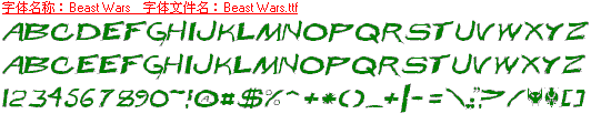 查看字体及作者详细介绍