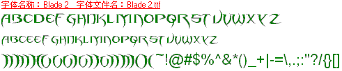 查看字体及作者详细介绍
