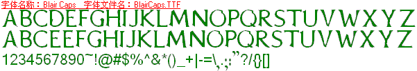 查看字体及作者详细介绍
