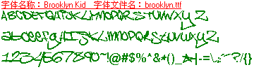 查看字体及作者详细介绍