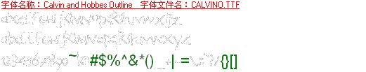 查看字体及作者详细介绍