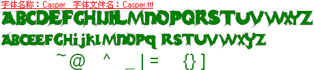 查看字体及作者详细介绍