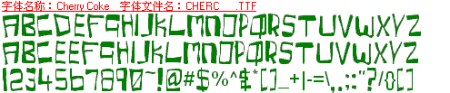 查看字体及作者详细介绍