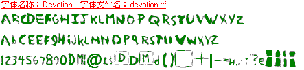 查看字体及作者详细介绍