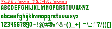查看字体及作者详细介绍