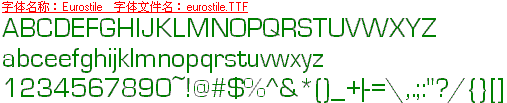 查看字体及作者详细介绍