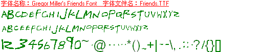 查看字体及作者详细介绍