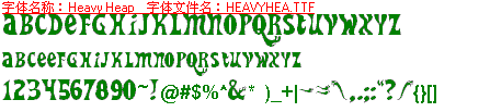 查看字体及作者详细介绍