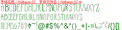 查看字体及作者详细介绍