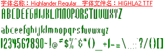 查看字体及作者详细介绍