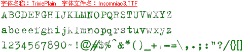 查看字体及作者详细介绍
