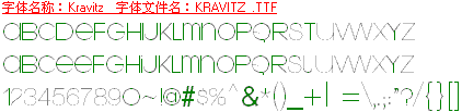 查看字体及作者详细介绍