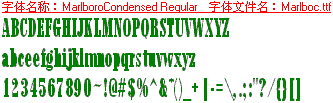 查看字体及作者详细介绍