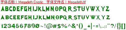 查看字体及作者详细介绍