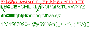查看字体及作者详细介绍