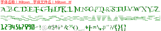 查看字体及作者详细介绍
