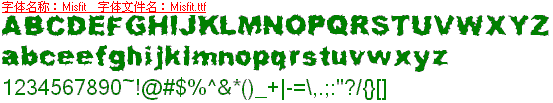 查看字体及作者详细介绍