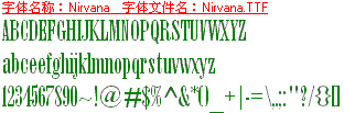 查看字体及作者详细介绍