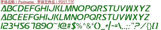 查看字体及作者详细介绍