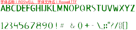 查看字体及作者详细介绍