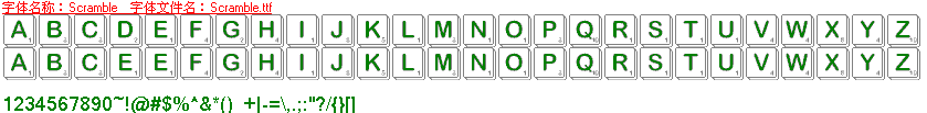 查看字体及作者详细介绍