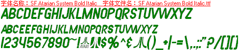 查看字体及作者详细介绍